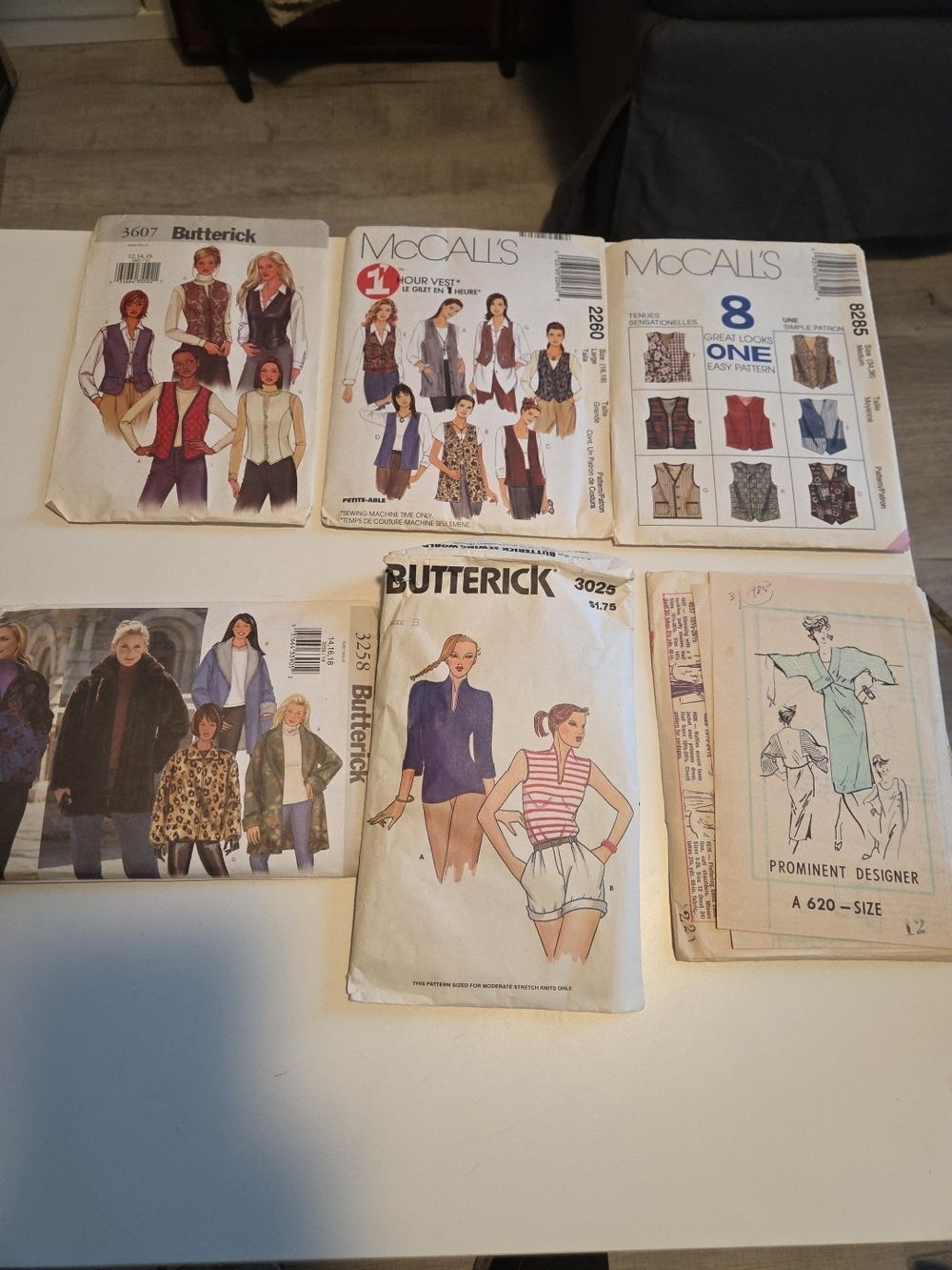 Butterick And McCalls Women's Vintage Sewing Patterns